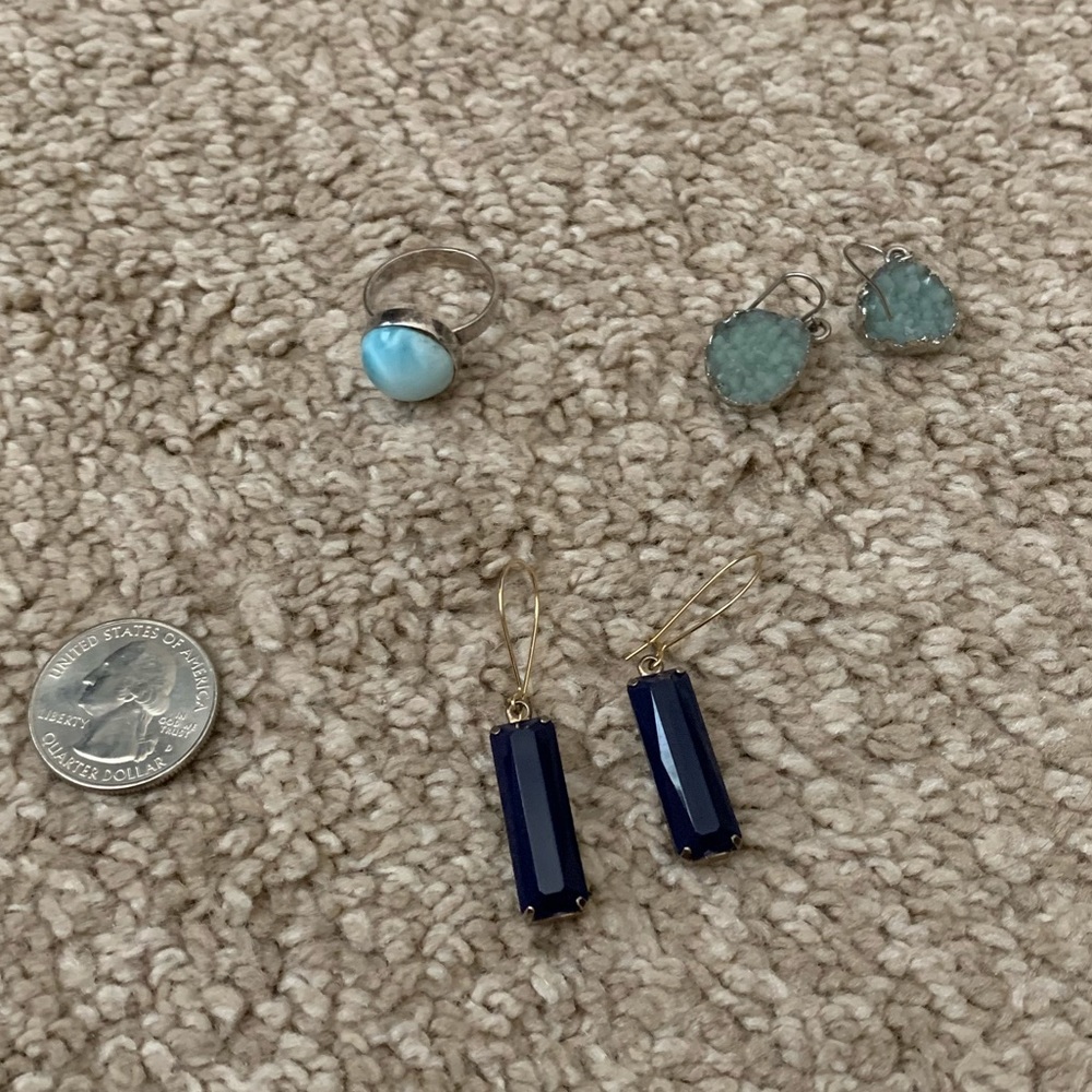 Blue Jewelry Set